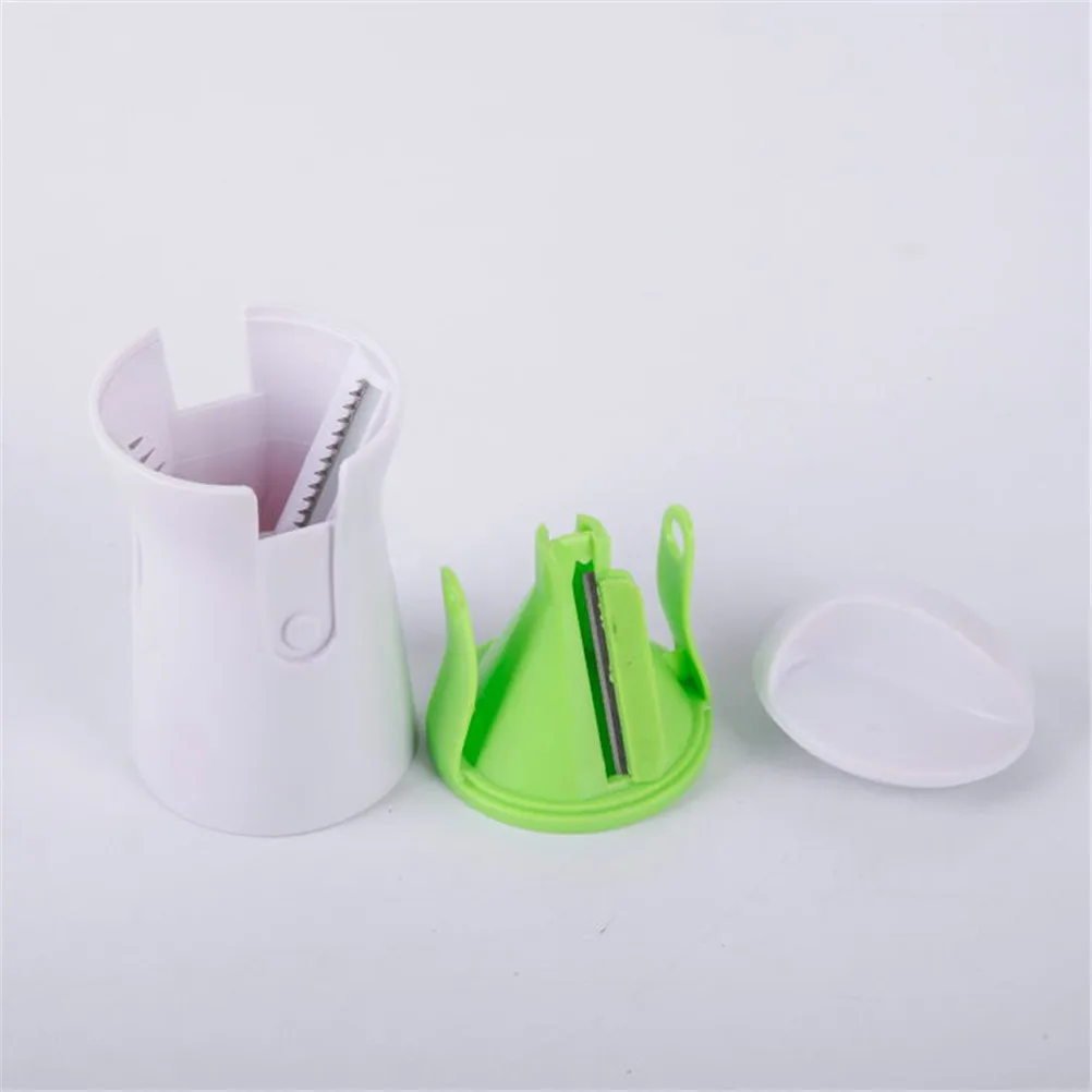 

1pc Practical Kitchen Handheld Vegetable Cooking Spiralizer Slicer Tools Plastic + Metal Spiral Cutter 14*7cm