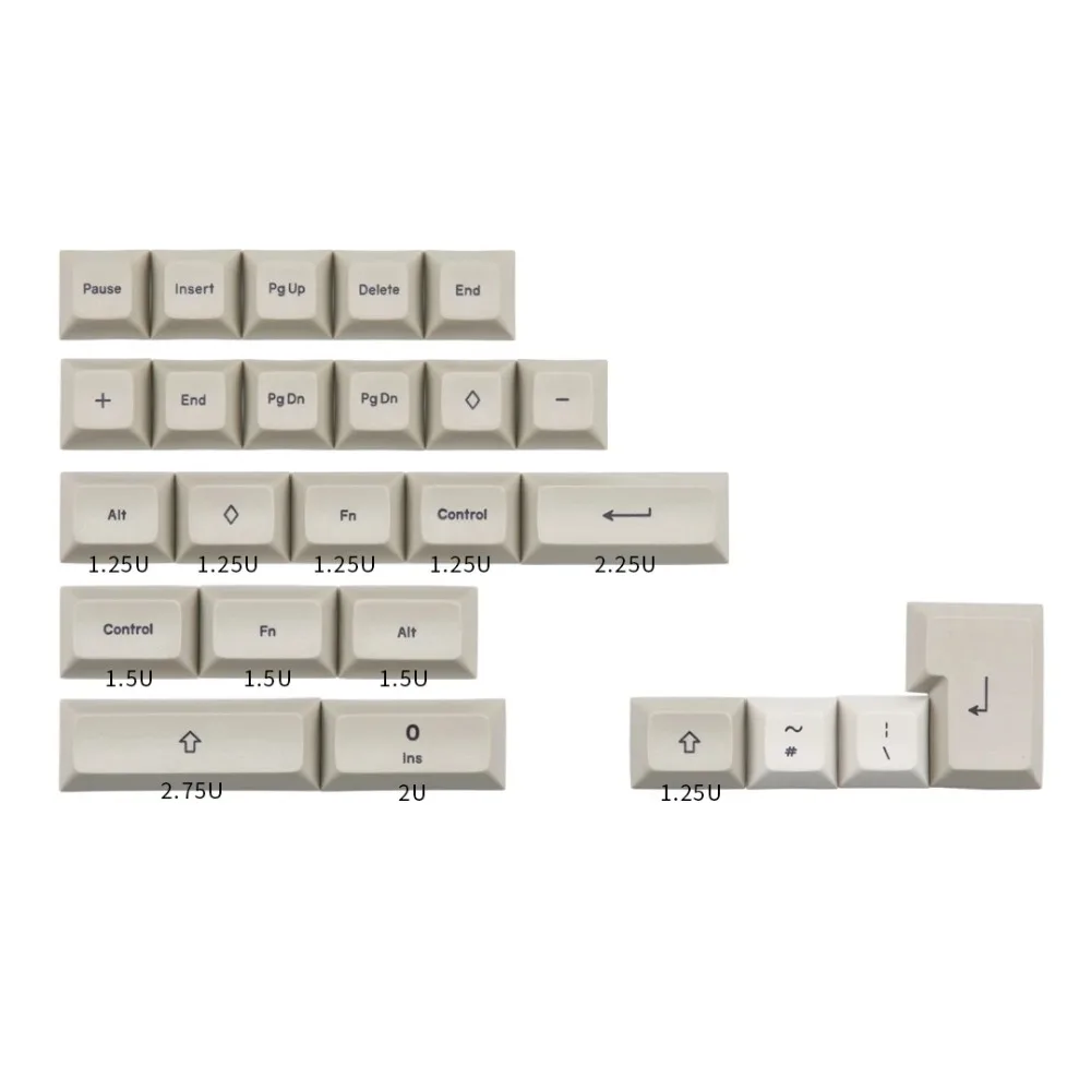 DSA 9009 колпачки комплект красителя подкровать 125 ключи для cherry mx 60 87 104 механическая клавиатура может поместиться Tofu96