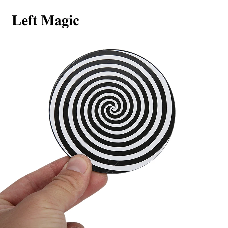 

Spiral Illusion Magic Tricks Plastic Disc Close Up Street Stage Appearing Magic Props Mentalism Illusion Gimmick Accessories