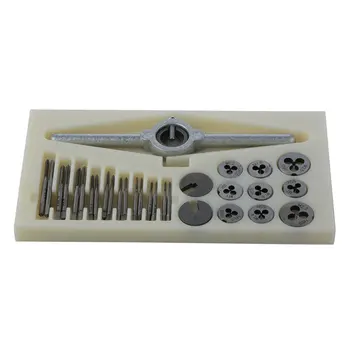 

31Pcs Mini HSS Steel Nut Tap & Die Set With Small Tap Twisted Hand Screw Thread Plugs Hand Screw Taps