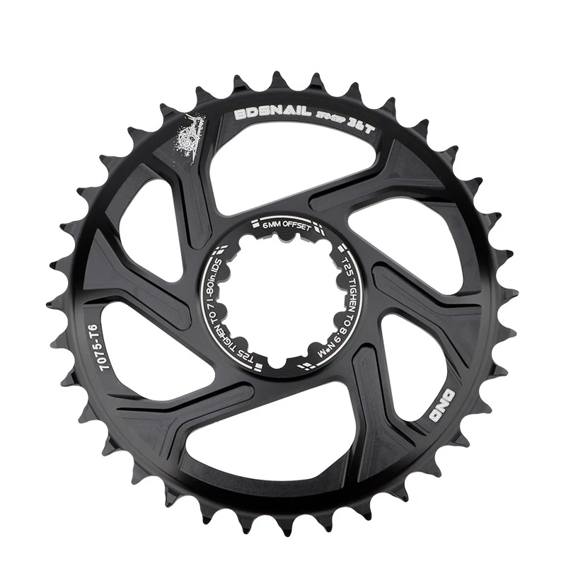 Snail 3mm 6mm Offset Chainring for Sram GXP SX NX GX XO X01 XX1 32/34/36/38T Bike Single Crown Mtb DUB Crankset | Спорт и