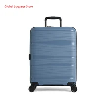 20 дюймов полипропиленовый чемодан, красочный багаж на колёсиках, легкий переносной Спиннер, колесо для путешествий, замок TSA для женщин и мужчин