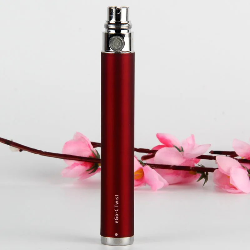 Высококачественный аккумулятор eGo C Twist 650/900/1100/1300 мАч электронная сигарета 3 2 ~ 4 8 В