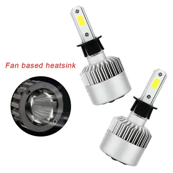 

H3 LED Fog Lamp Bulb For Toyota Corolla Chrysler 2001-2004 White Light H3 6000K Fog Lights H3 6000K LED Fog Lights
