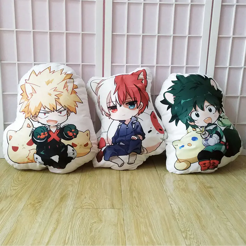 My Hero Academia подушка Игрушка Аниме изюку бакугу Тодороки Tsuyu Kirishima Eijiro плюшевая кукла