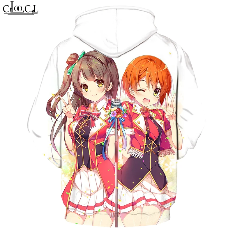 Хиппи хипстер классический Love Live толстовки для мужчин и женщин 3D принт японского аниме девушка бег спортивная Harajuku уличная одежда топы T484