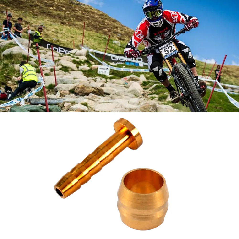 

2Pcs/set Outdoor Sports Mountain Bike Bicycle Connector Insert and Olive Set M446/615/785 XT for SHIMANO BH59