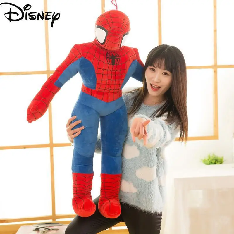 

Новинка, мультяшная Мягкая кукла «мстители» Disney, «Человек-паук», оттоманка, плюшевая игрушка для детей и мальчиков, тканевая кукла, подушка для девочек, подарок для детей, украшение