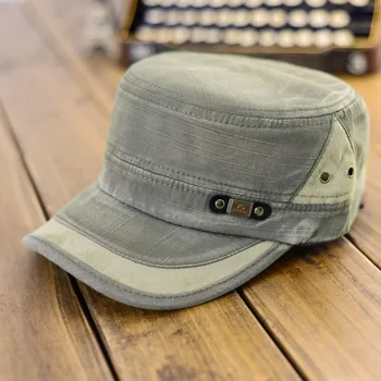 

Fashionable Unisex Flat Cap Men Woman Summer Snapback Flat Hat fashion Stitching The Old Army Cap Sun Hat New