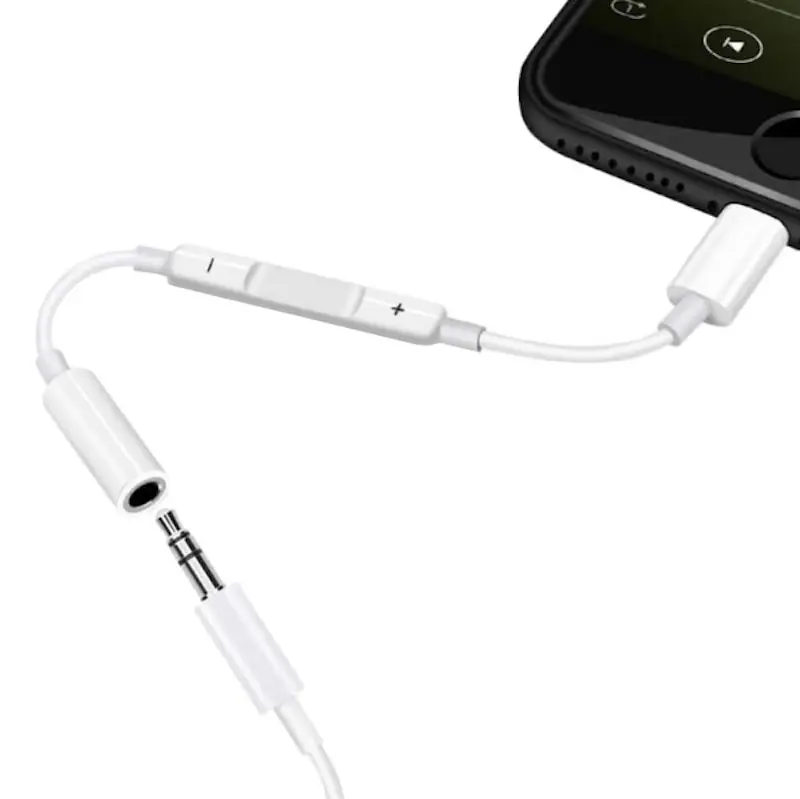 Адаптер Наушников (переходник) Lightning 3.5 Mm Jack Для Apple Iphone