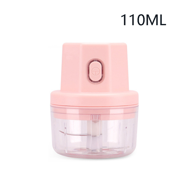 Food Crusher Mini Garlic Press Food Vegetable Chopper Squeezer Kitchen Meat Grinder Garlic Masher Machine 110/250ML