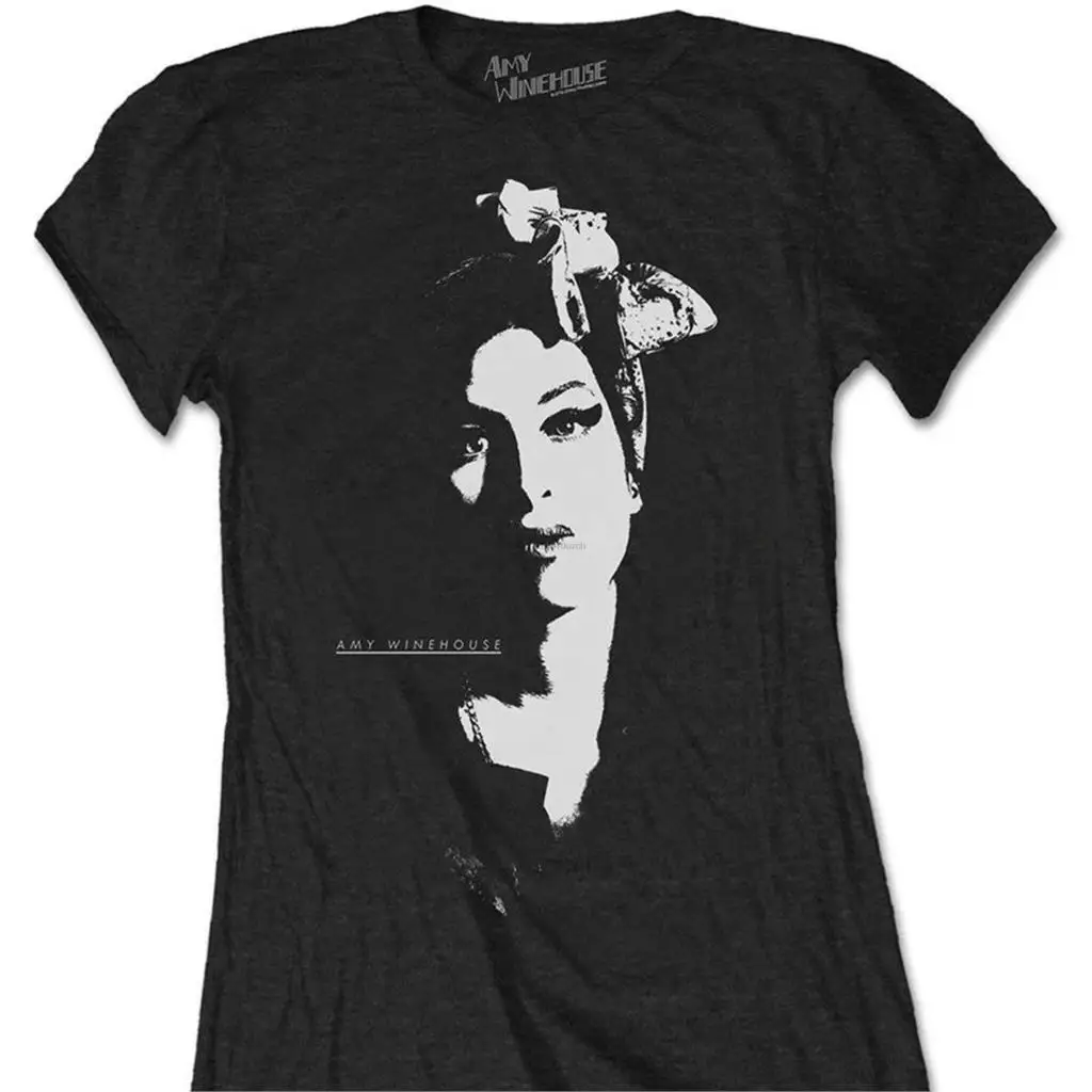 Женская футболка женская Amy Winehouse Back To Black Frank Официальная одежда для девочек