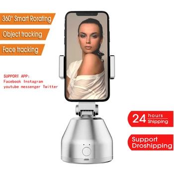 

Object Tracking Mobile Phone Selfie Stick Tripod Automatic Smart Shooting 360° Rotating Smart Face Tracking Mobile Phone Holder