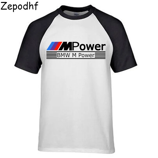 

Men Bmw M Power Fun Men's T Shirts Classical Summer Style T-Shirt Clothes Euro Size XXXL Men Tee