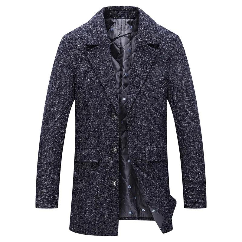 Отличное качество однобортный Menteau Hiver Homme