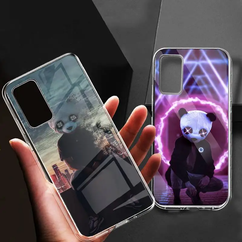 Чехол DJ Neon Panda Head для Samsung GALAXY S10Plus E(lite) S7 S7edge S8 S8Plus S9 S9Plus S10 | Мобильные телефоны и