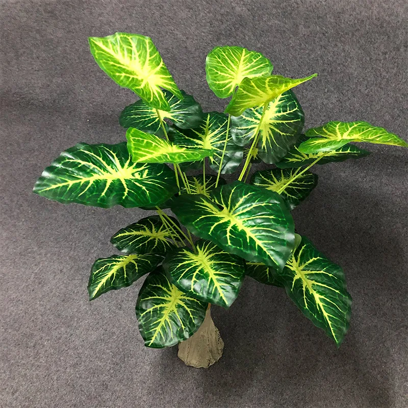 cabeças artificiais plantas de monstera grande palmeira tropical folhas de folhas de plástico folhas de tutle plantas da selva para decoração do quarto de casa