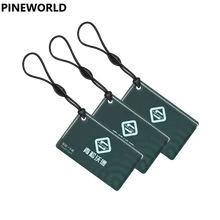 PINEWORLD – lot de 3 cartes RFID pour serrure intelligente, porte clés 13.56MHz pour contrôle d'accès Q201,Q202,Q203,Q303 +, temps de présence