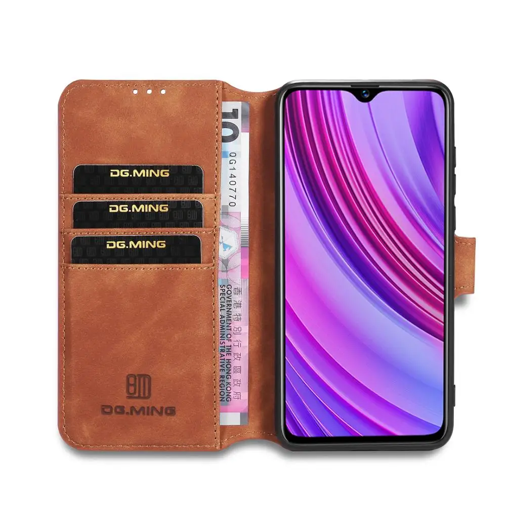 

Premium Magnetic Retro PU Flip Leather Wallet Phone Case For OPPO Realme 6 5 Pro A5 A9 A32 A53 OnePlus 6T 7 7T 8Pro Nord Khushi