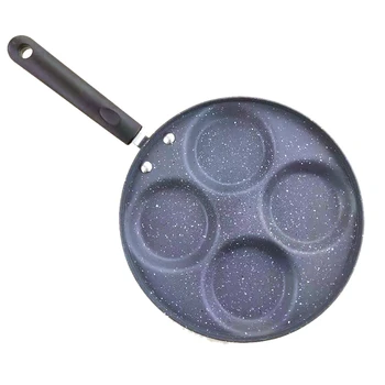 

Aluminum 4-Cup Egg Frying Pan Non Stick Swedish Pancake, Plett, Crepe, Multi Egg Frying Pan