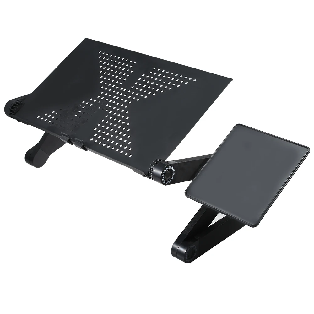 Portable foldable adjustable folding table for Laptop Desk Computer mesa para notebook Stand Tray For Sofa Bed Black