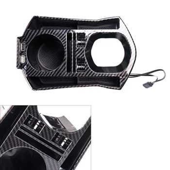 

Console Storage Box Black For Honda Civic 2016-2020 Carbon Fiber ABS Auto