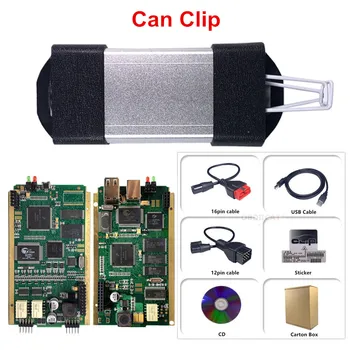 

New A Quality Can Clip Latest Version V190 V193 Professional OBDII Diagnostic Interface Support Multi-language