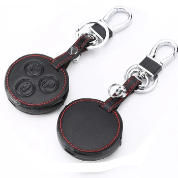 

Genuine Leather Car Key Case For Mercedes Benz Amg W212 W124 Gla Cla Amg W212 For Mercedes Key W204 W210 E Class Accessories