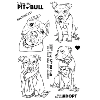 

Cute Dog Transparent Clear Silicone Stamp Seal for DIY scrapbooking photo album Decorative clear stamps