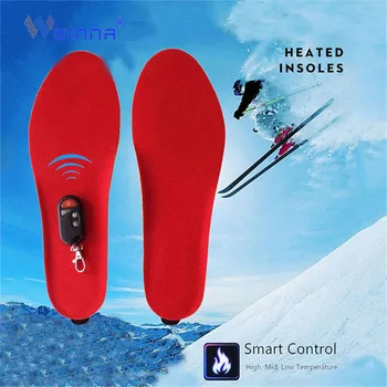 

Electric Heating Insoles 1800mAh Rechargeable Feet Warmer Winter Warm Heated Insoles for Skiing Hiking Cycling Hunting