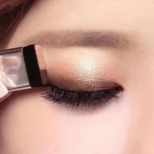 Dubbele Kleurverloop Lui Oogschaduw Make-Up Palet Glitter Oogschaduw Pallete Waterdicht Glitter Eyeshadow Shimmer Cosmetica