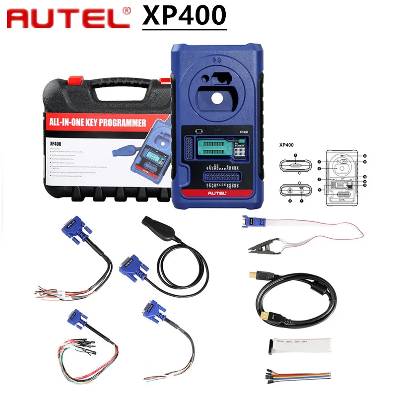 Программатор ключей и микросхем Autel XP400 работает с MaxiIM IM608/IM508|tango key programmer|key