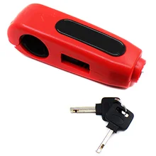 Мотоцикл Руль Ручка тормозной замок Универсальный Красочный Противоугонный замок автомобильный стиль