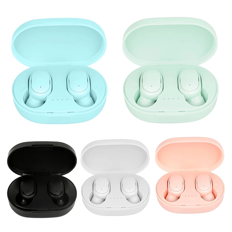 A6s TWS Bass Headset Wireless Headphone Earphones Sports in-Ear for xiaomi huawei iphone Bluetooth-compatible phone Earpieces |