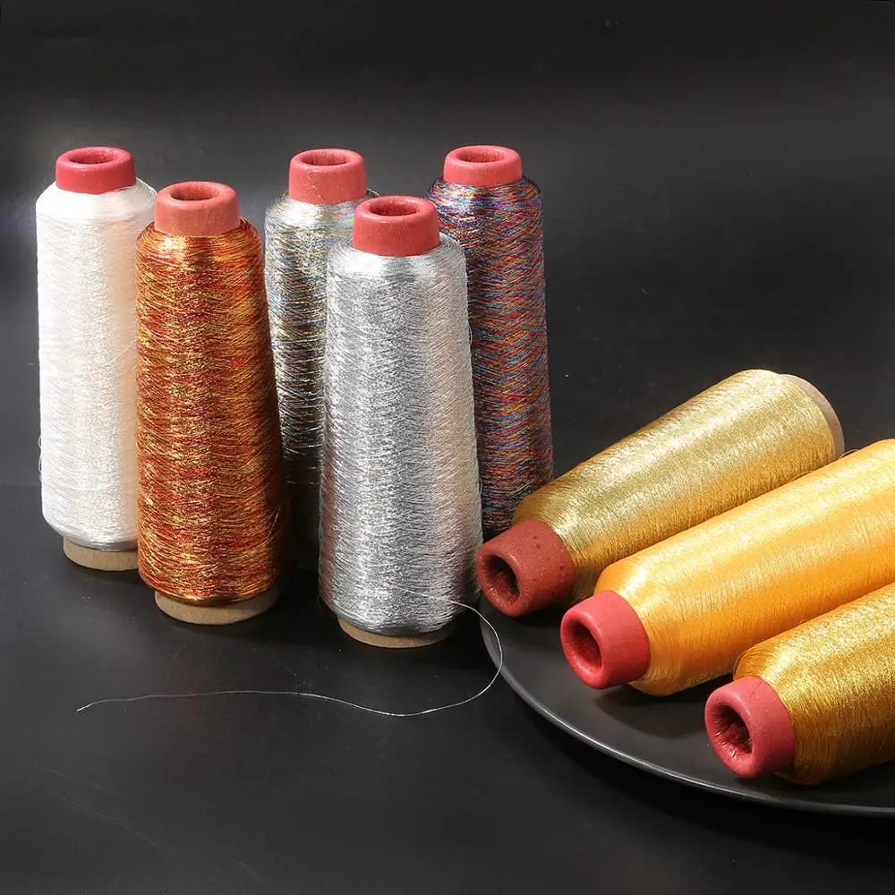 Mix Color Pick 3200m/Roll Reel DMC Metallic Embroidery Crochet Knitting Cross Stitch Yarn Threads Sewing tool machine needlework