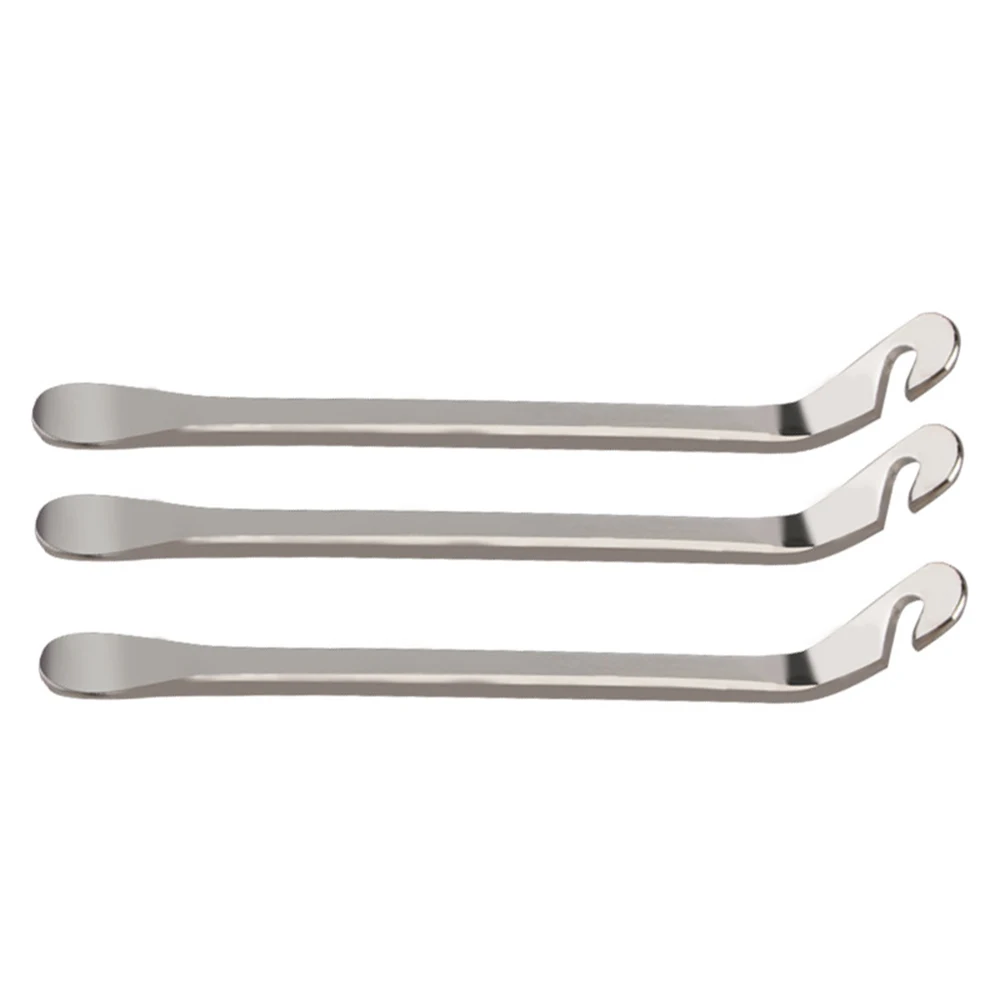 3pcs Bicycle Tire Spoon Steel Bike Wheel Tyre Lever Curved Repair Tool Flat Tire Removal Tool Hooks Pry Bar Stick BC0561 (7)