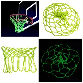 

Night Glow Training Basketball Net Green Glow Basketball Net Backboard Net