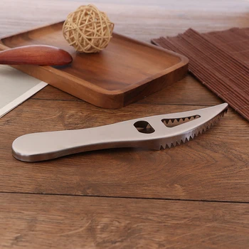 

Fish Skin Scale Scraper Cleaner Stainless Steel Peeler Scaler Remover Cleaning