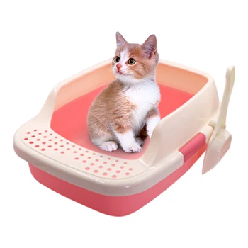 

Pet Dog Toilet Bedpan Cat Litter Box Cat Dog Tray Teddy Anti-Splash Toilette Puppy Cat Indoor Home Plastic Sandbox