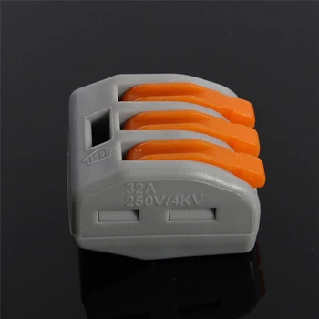 

New 2/3 Way Fast Wire Connector terminator Universal Junction Compact Wiring connector terminal Electric terminals connector