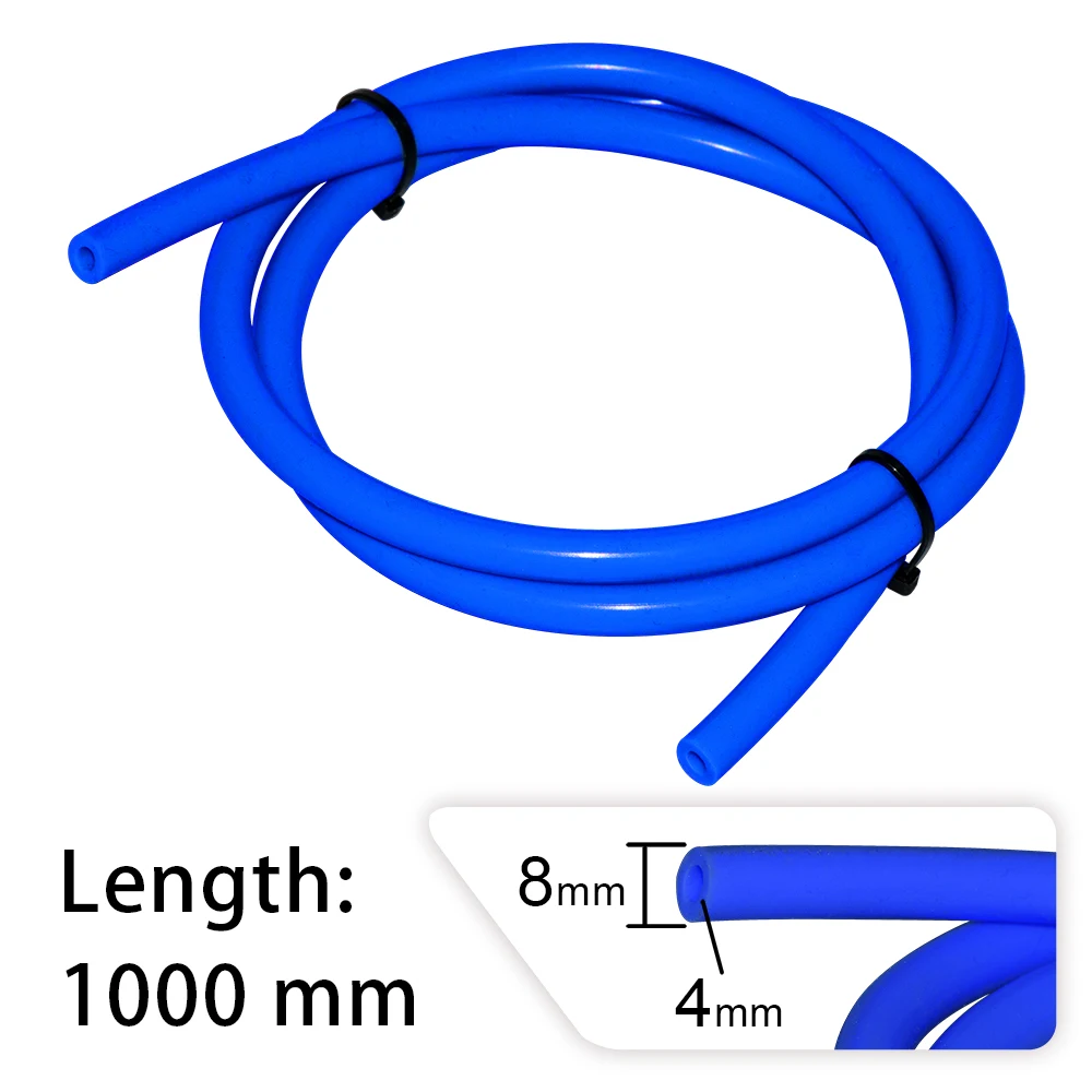 Silicone Hose 1m Vacuum Tube Coolant Intercooler Pipe ID 3MM 4mm silicone hose silicone hose connector