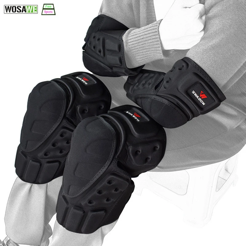 Wosawe Skiing Skating Skateboard Knee Pads Elbow Pads Motorcycle