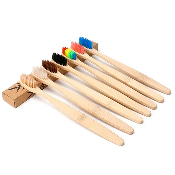 

Natural Bamboo Toothbrush Soft Bristles Biodegradable Eco-Friendly Toothbrush for Men and Women Oral Care Bamboo Toothbrush