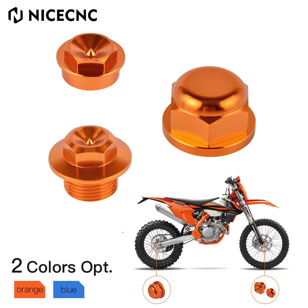 M20x1.5 Front Rear Wheel Lock Screw Bolt Front Axle Nut For KTM EXC