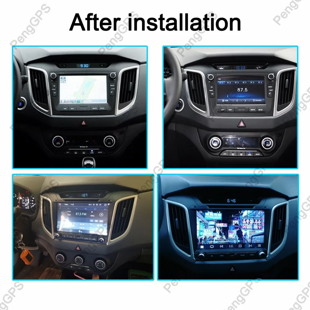 Best Android 9.0 4+ 64GB px5 Built in DSP Car DVD Player Multimedia Radio For Hyundai Creta ix25 Car Radio 2014-2019 GPS Navigation 6