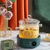 110V 220V 1.5L Household Electric Stew Pot Split Multi-Function Stewing Soup Bird's Nest Pot Electric Skillet Glass Health Pot 3
