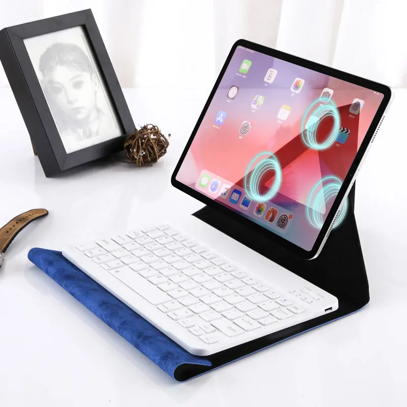 

PU Keyboard Case For iPad Air Air 2 Mini 1 2 3 4 5 Pro 9.7 10.5 11 12.9 Wireless Bluetooth Keyboard For New iPad 9.7 2017 2018