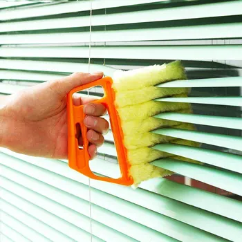 

Useful Microfiber Window cleaning brush blind brush air Conditioner cleaner Duster with washable venetian blind cleaning cloth