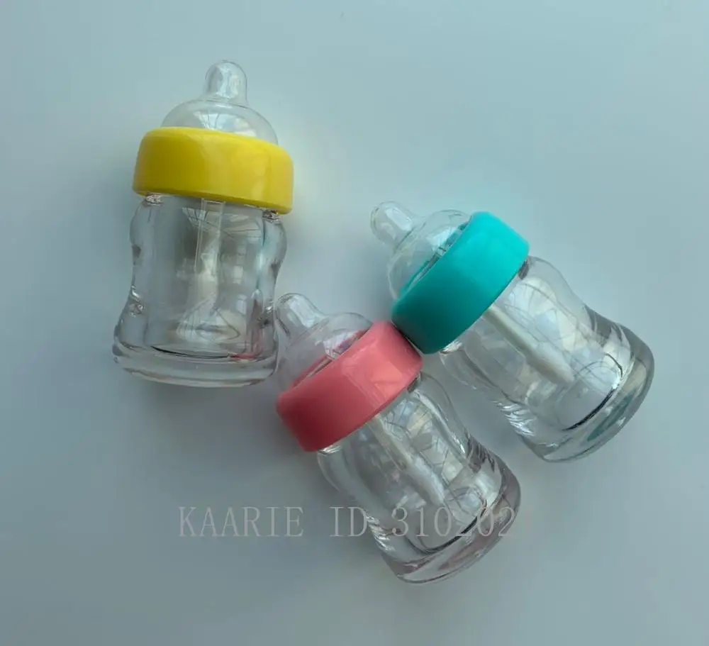 

7ml Milk Bottle Lip Gloss Tube Bottle Empty Lipgloss Tube Plastic Transparent/Yellow/Pink Lip Gloss Cosmetic Packaging Container