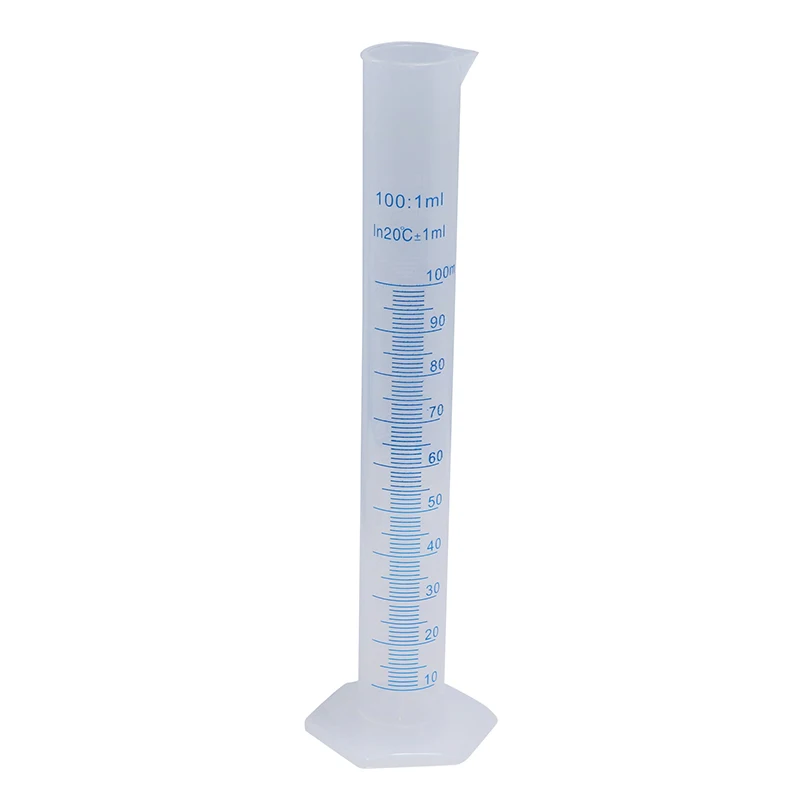 1 Pcs 100ml Measuring Cup Plastic Cooking Cylinder Liquid Blue Scale Tool Chemical Laboratory Tool Dchool Laboratory plastic measuring cylinder,stainless measuring cup